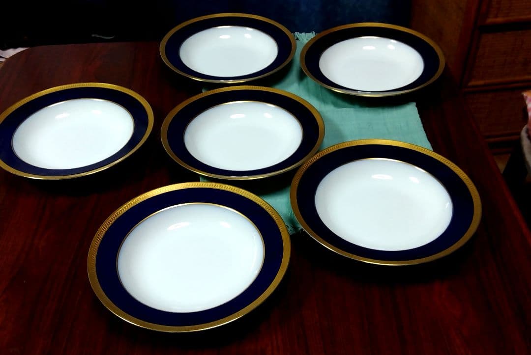 超美品　大倉陶園　大皿6枚セット　未使用