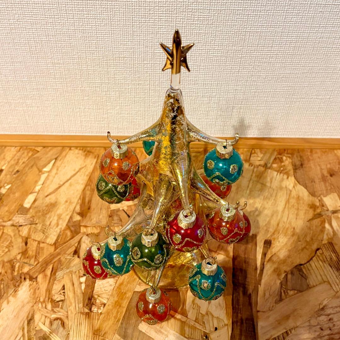 ガラス製クリスマスツリー イタリア・ベネチア - メルカリ