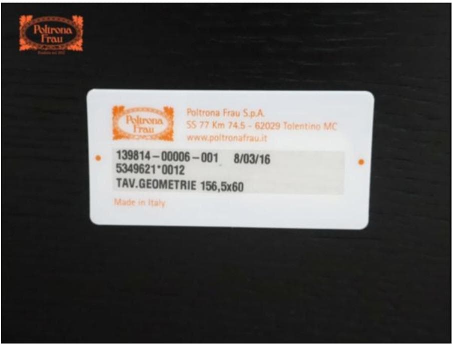 Poltrona Frau ポルトローナフラウ ジオメトリー 大塚家具 58万