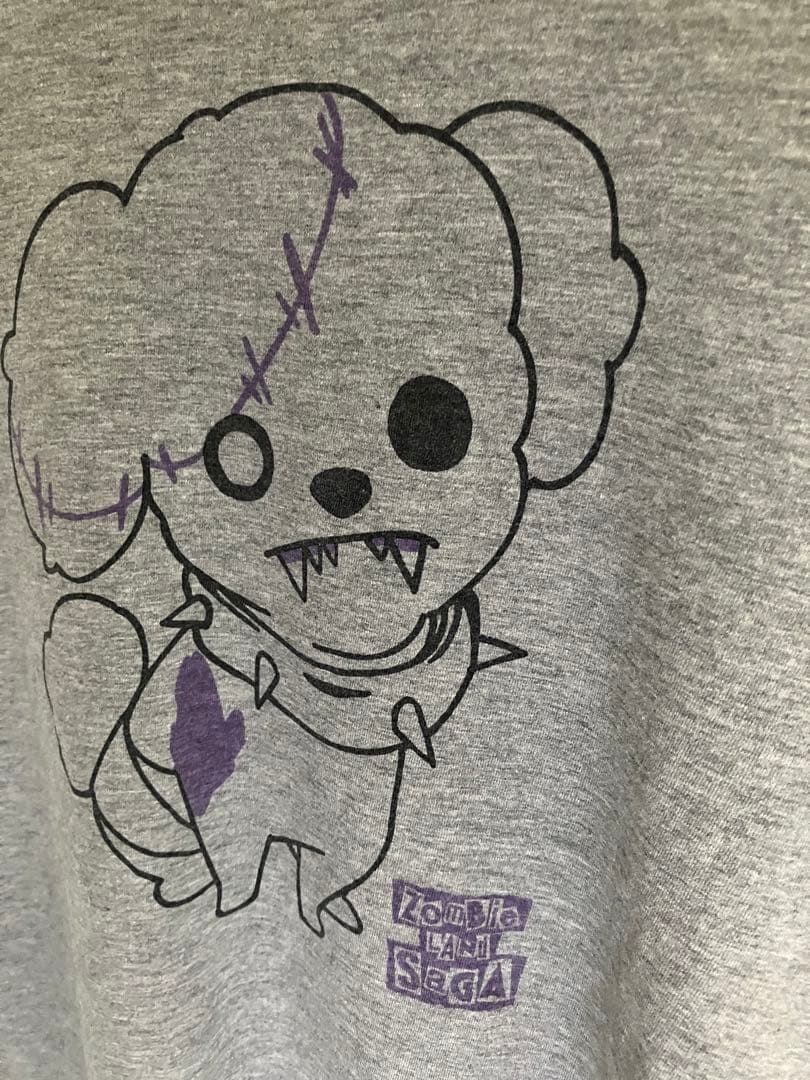 ゾンビランドサガ ロメロTシャツ グレー Lサイズ - メルカリ