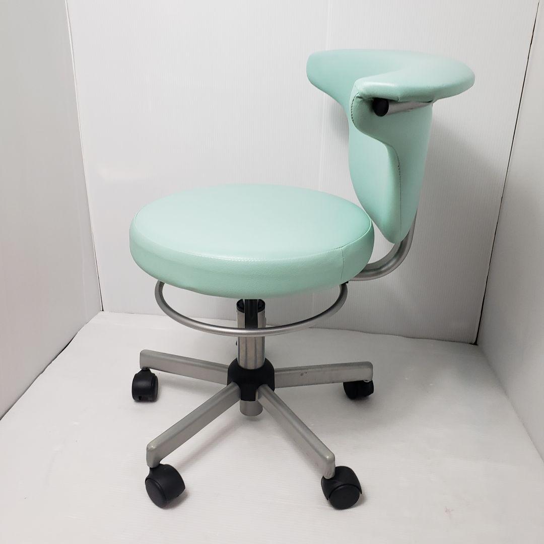 ③病院ドクター用丸椅子　藤沢工業　ACS700LBL　オフィースチェア　送料込み