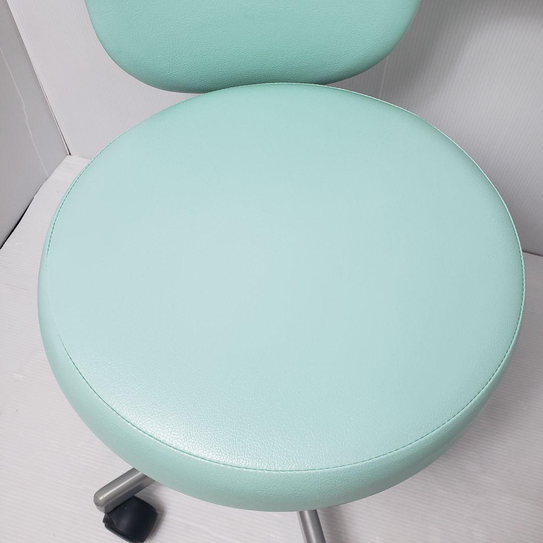 ③病院ドクター用丸椅子　藤沢工業　ACS700LBL　オフィースチェア　送料込み