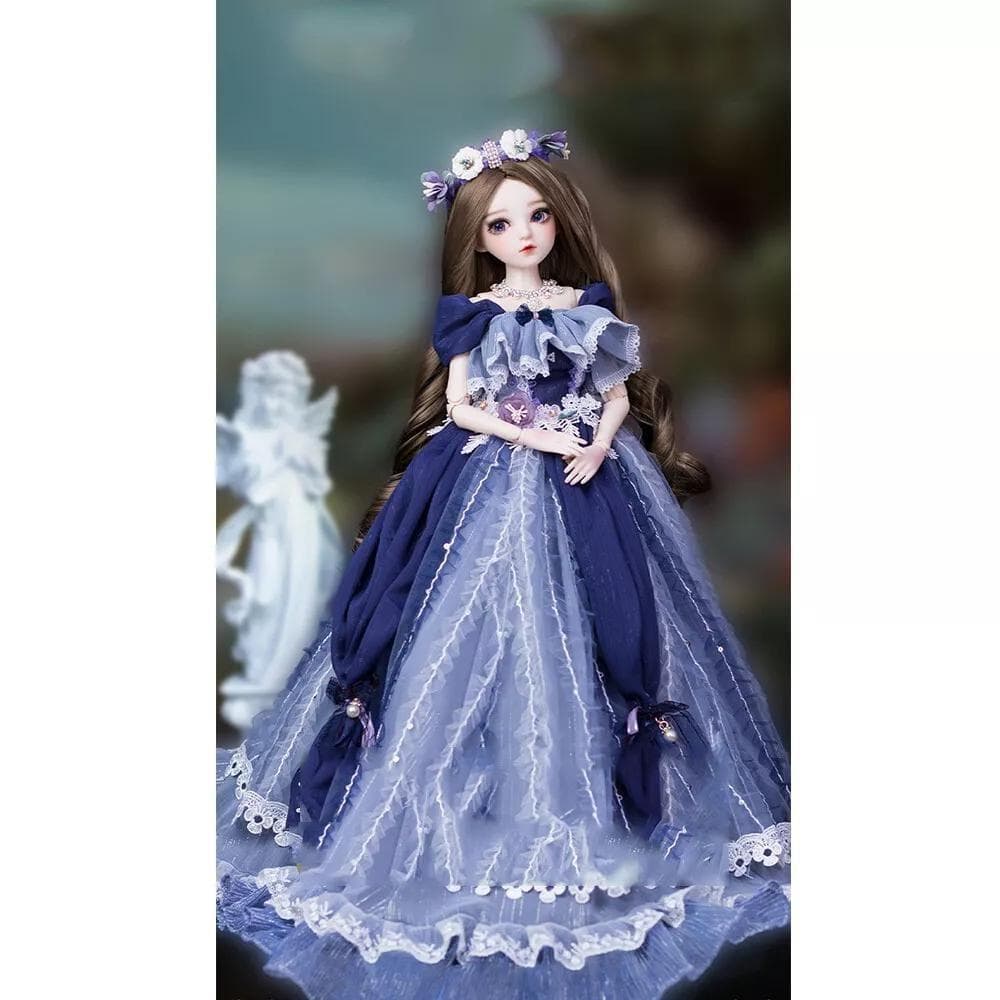 BJD 1/3ドール フルセット 本体 60cm 球体関節人形 眼球 服 メイク