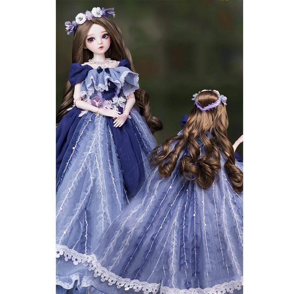 BJD 1/3ドール フルセット 本体 60cm 球体関節人形 眼球 服 メイク