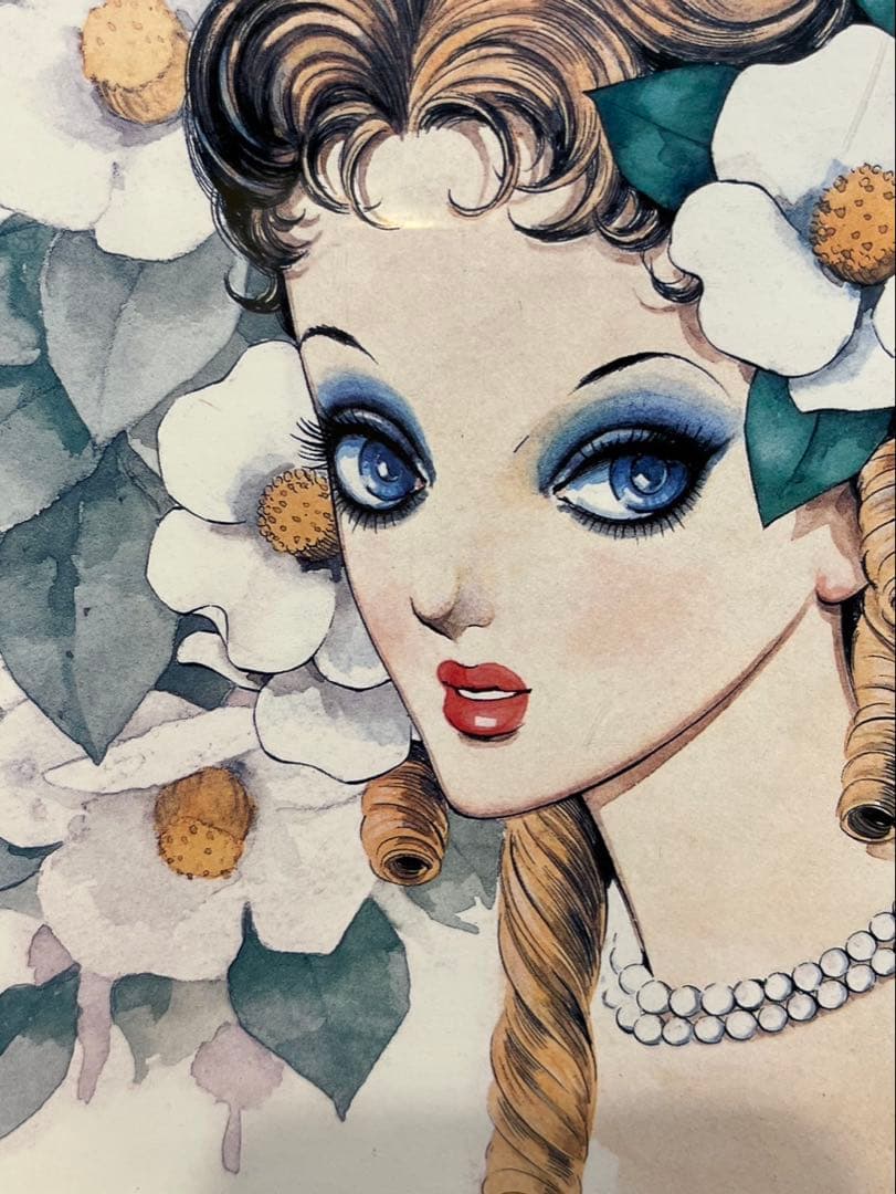 【送料込み】中村淳一　1958年　昭和レトロ　漫画　額縁付き　イラスト画