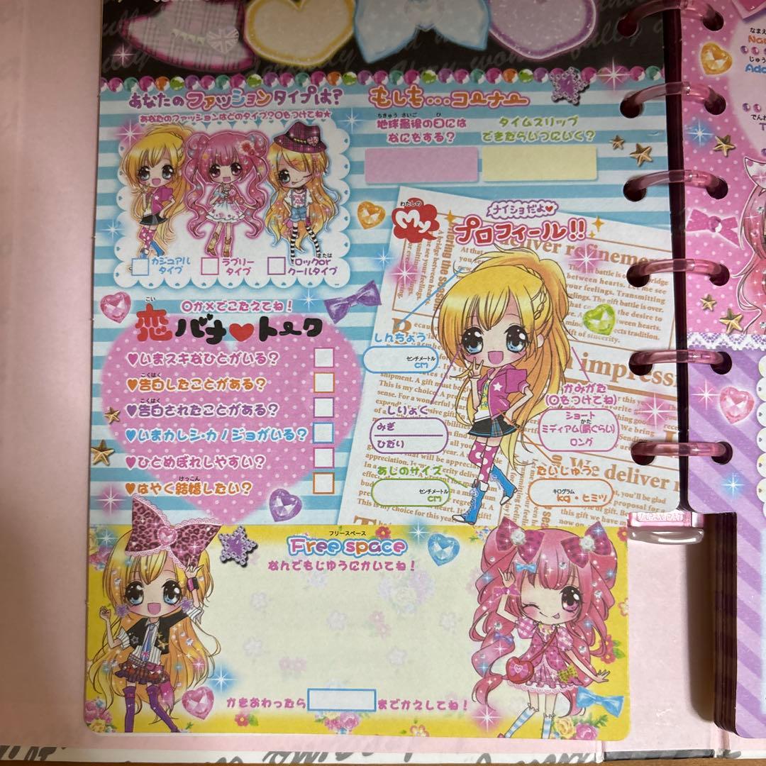 My Sweet Friend プロフィール帳　平成レトロ