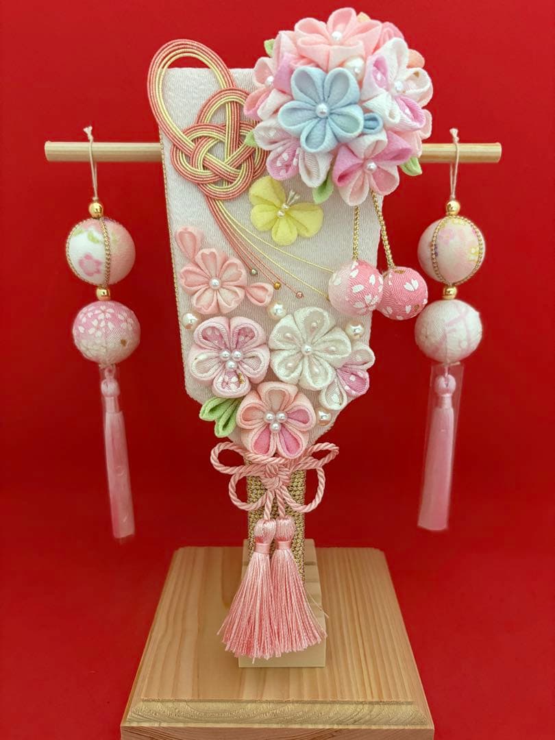 専用　羽子板　つるし飾り　木目込み　手鞠　名前入り　刺繍　命名　お雛様　七五三