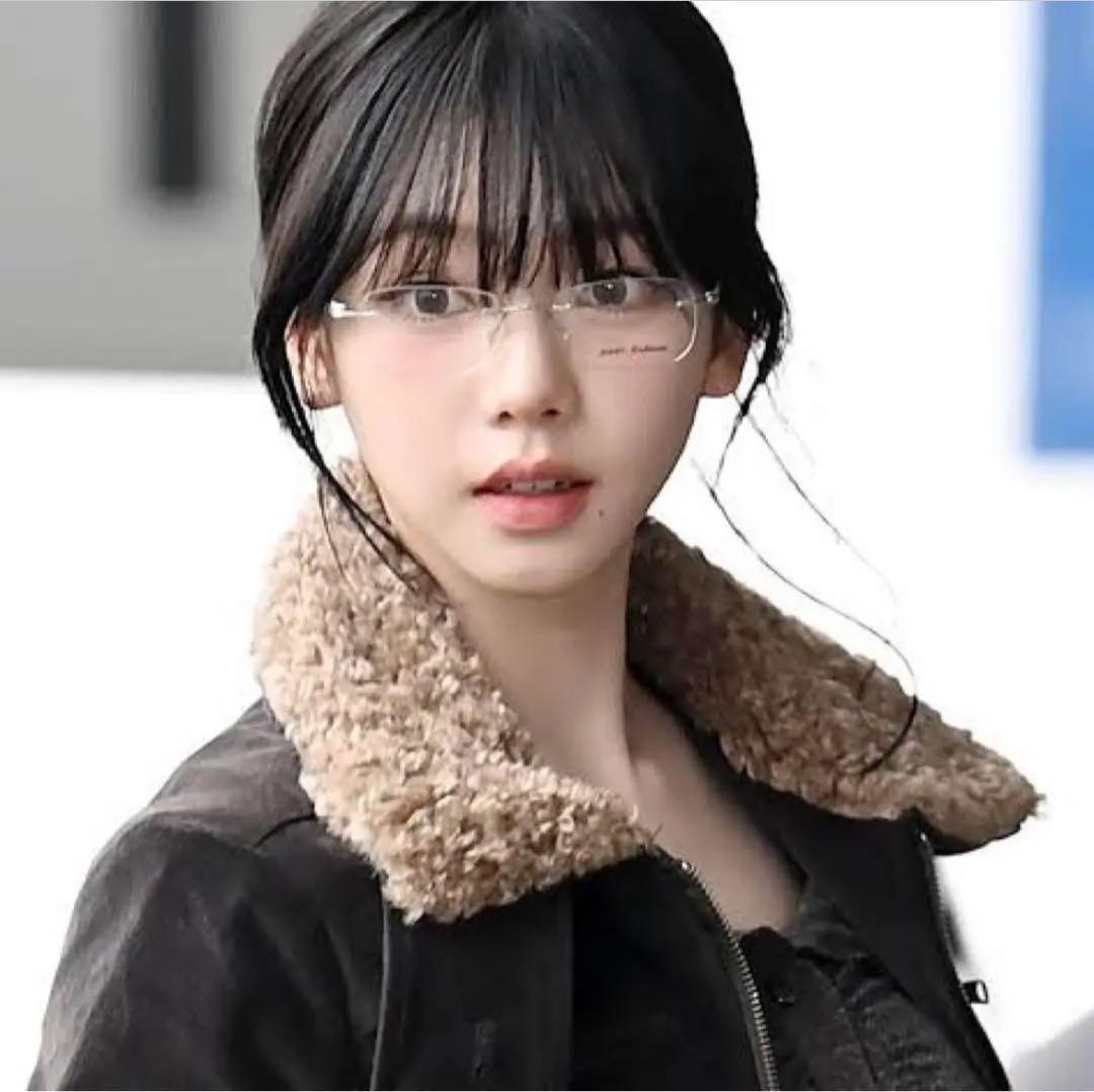 JINS リムレスメガネ 度なし - メルカリ