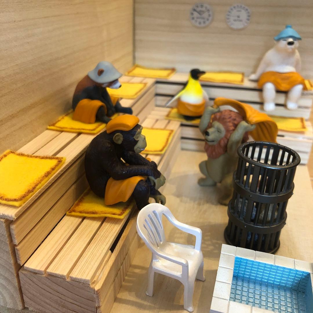 檜香る！ どうぶつサウナ サウナ室 ミニチュア ジオラマ サウナキット