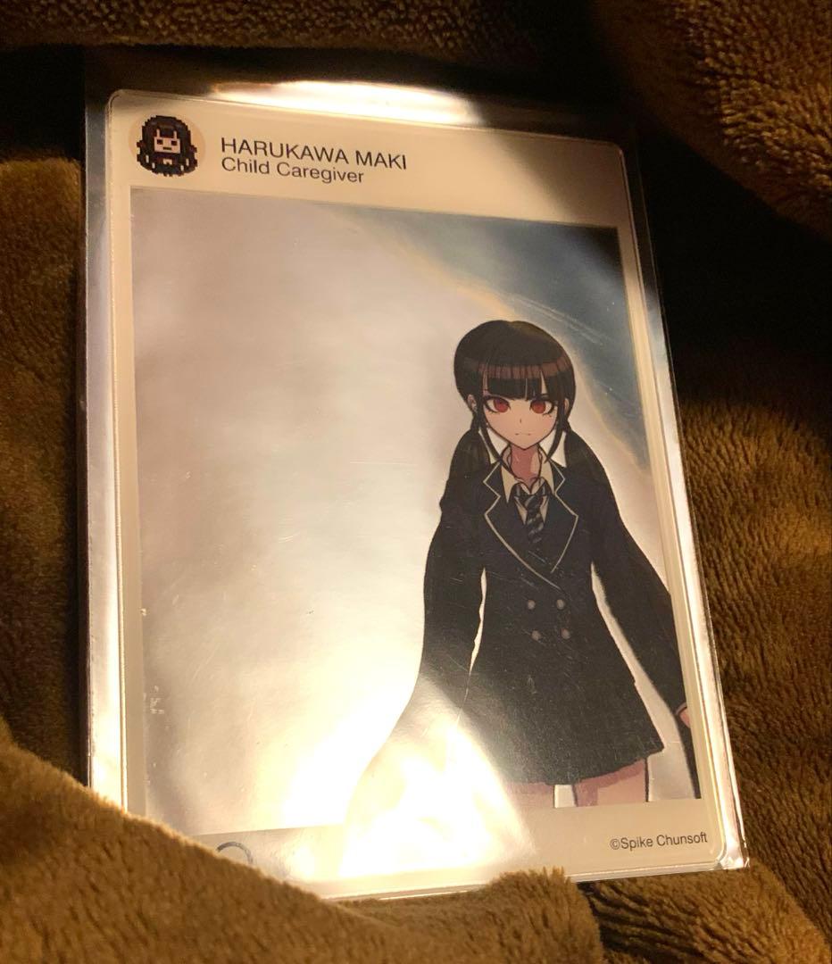 ニューダンガンロンパV3 高校制服 SNS風クリアカード 春川魔姫銀袋付