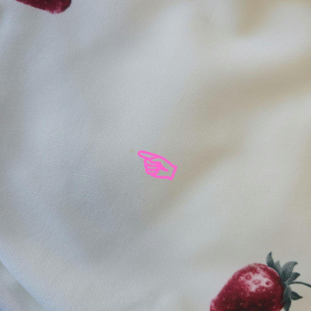 gelato pique ONLINE限定 モチーフビーズクッション いちご柄