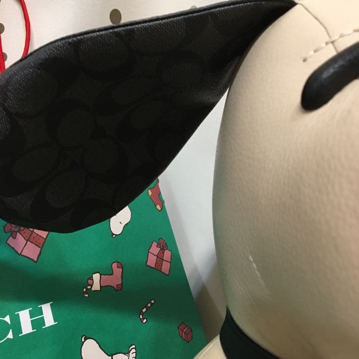 コーチ　スヌーピー　ぬいぐるみ　未使用