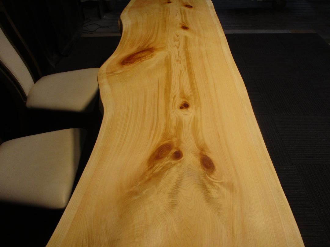 # 885■　檜　ヒノキ　テーブル　ローテーブル　ダイニング　カウンター　一枚板