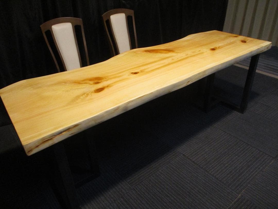 # 885■　檜　ヒノキ　テーブル　ローテーブル　ダイニング　カウンター　一枚板