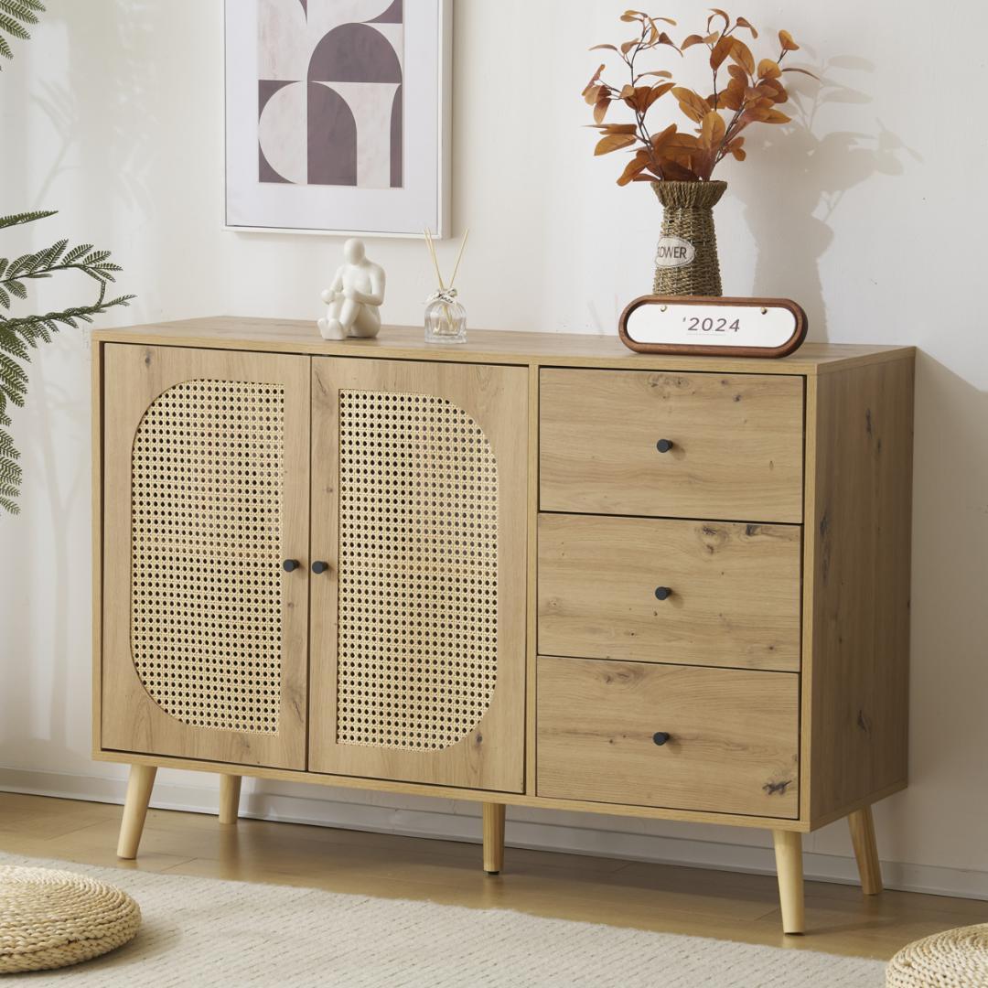 超人気！キャビネット サイドボード大容量 収納棚 リビング 収納 ローボード