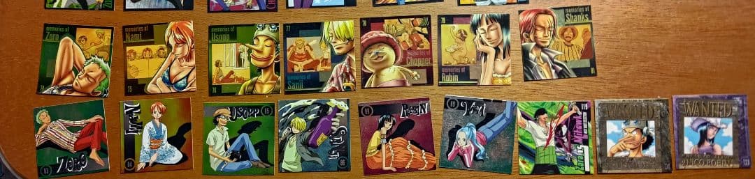 希少 ワンピース 森永製菓 シール ルフィ ゾロ 一味 空島 シャンクス 70枚