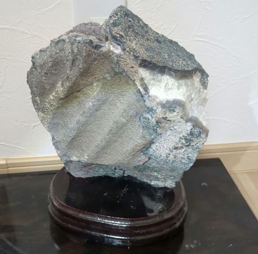 【専用】専用特別価格◆台付き◆カコクセナイト　アメジストクラスター