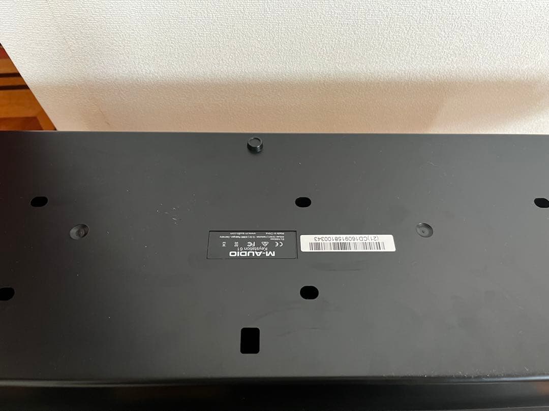 M-AUDIO Keystation 61 MK3 + KORG製ペダル