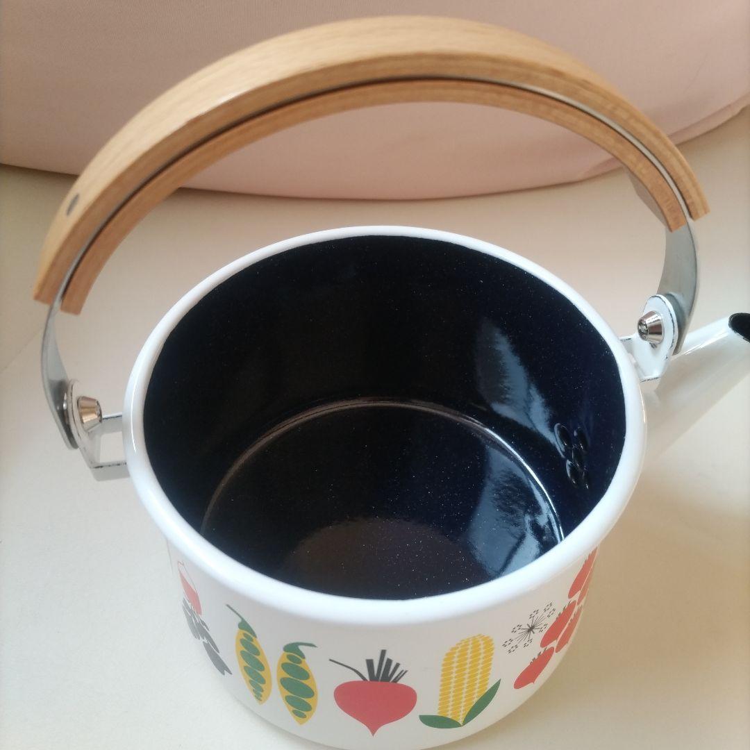 フォームレディ Kaico 日本製 ホーロー 琺瑯 IH対応 ケトル 1.45L