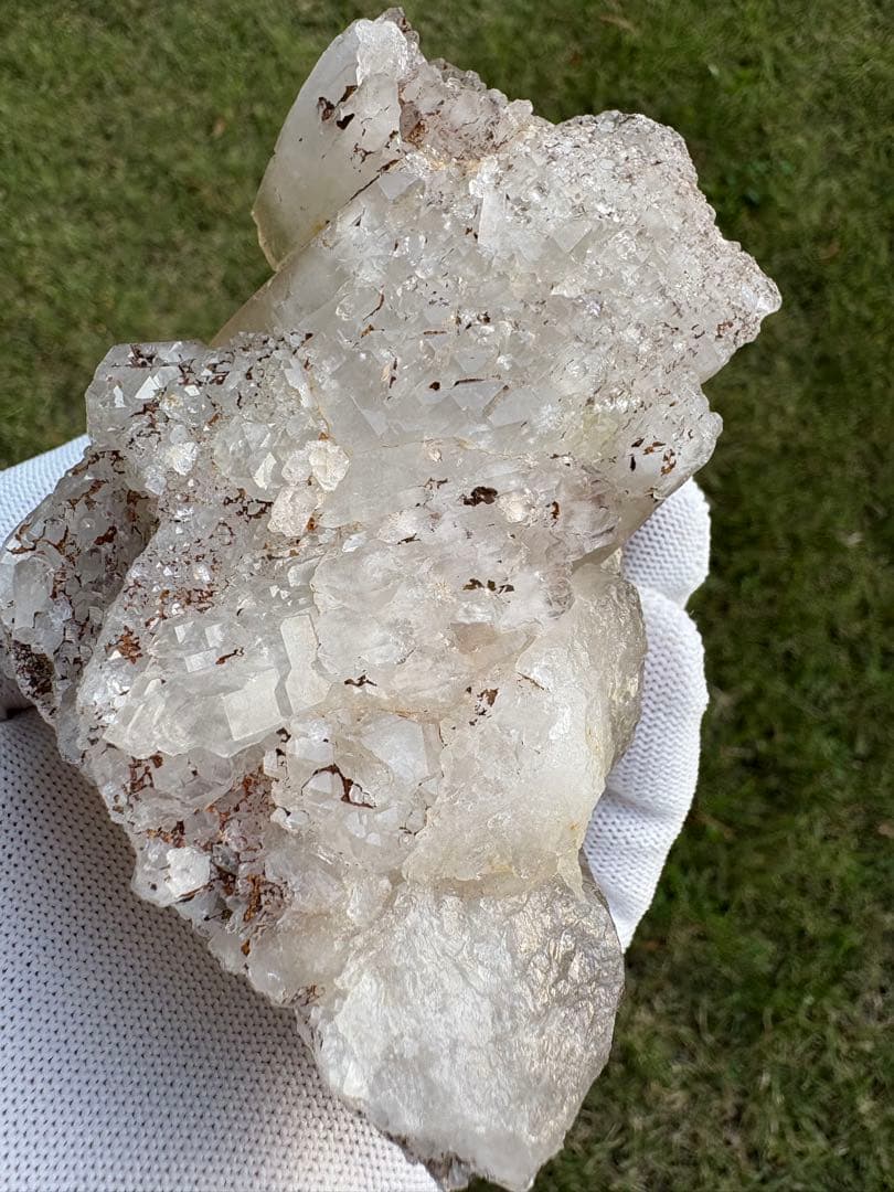 【匿名発送】クル渓谷産 ライトスモーキー水晶（セルフヒールド）