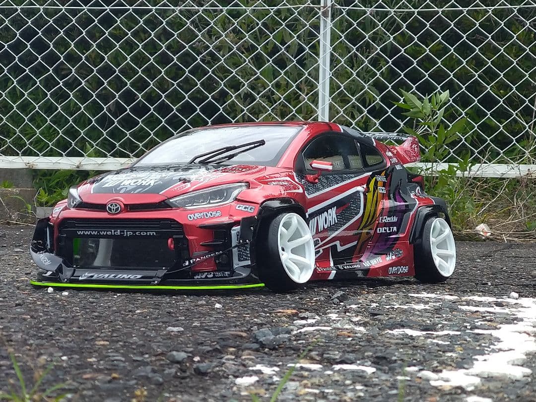 アディクション GRヤリス 塗装済新品ラジコンボディ - メルカリ