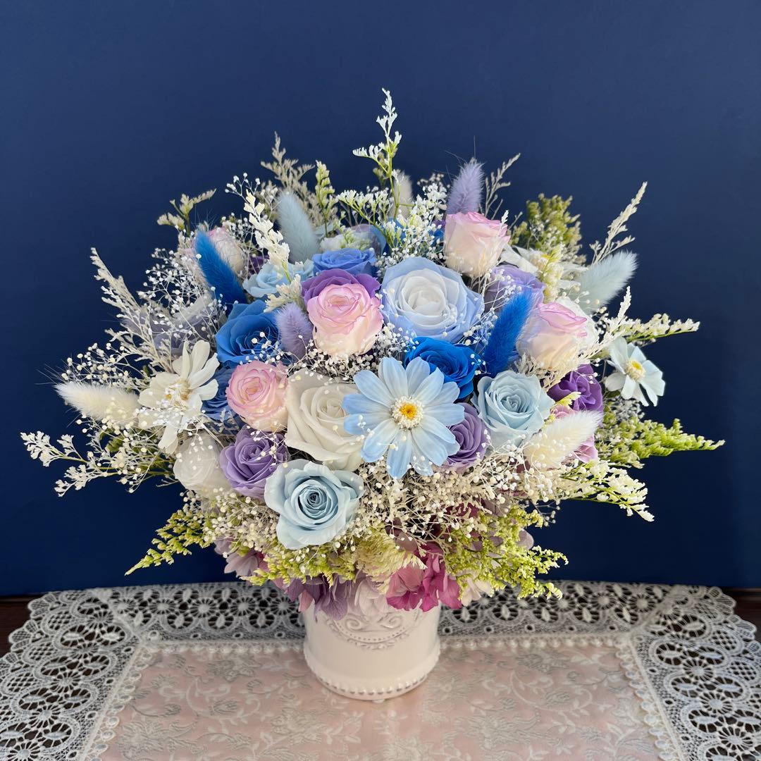 【あっちゃん】ブリザードフラワーアレンジ