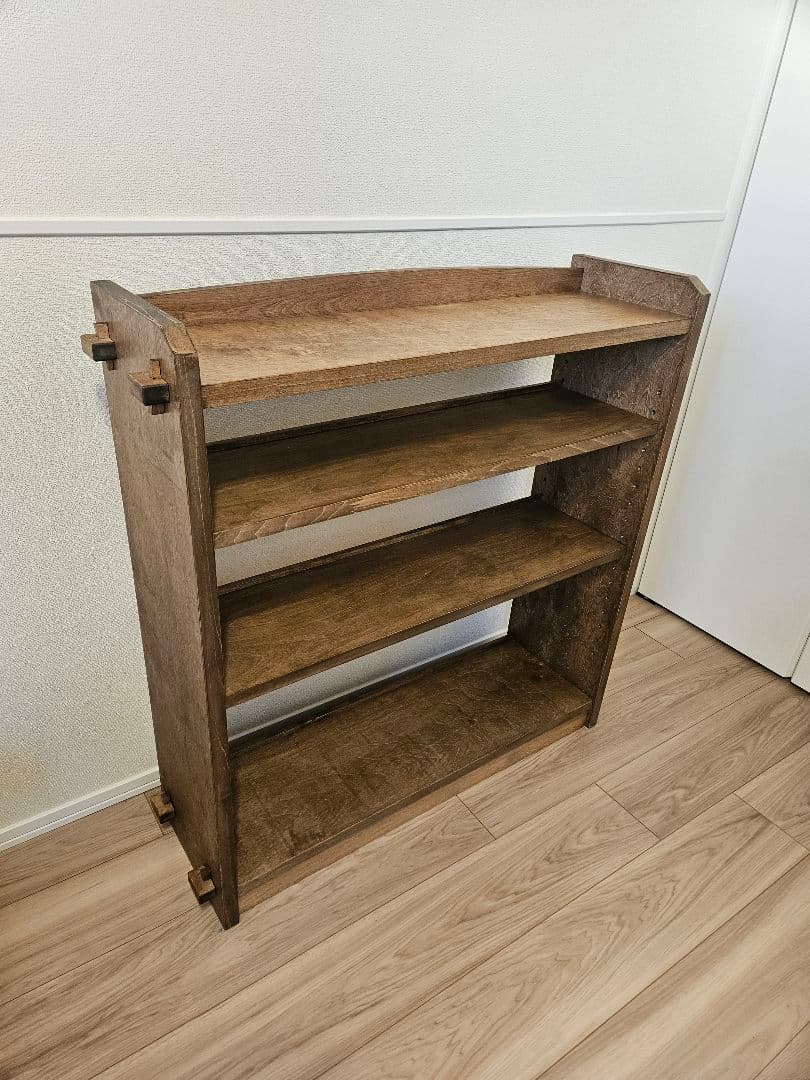 美品　あたらしくて懐かしい。くさび棚風オープンラック