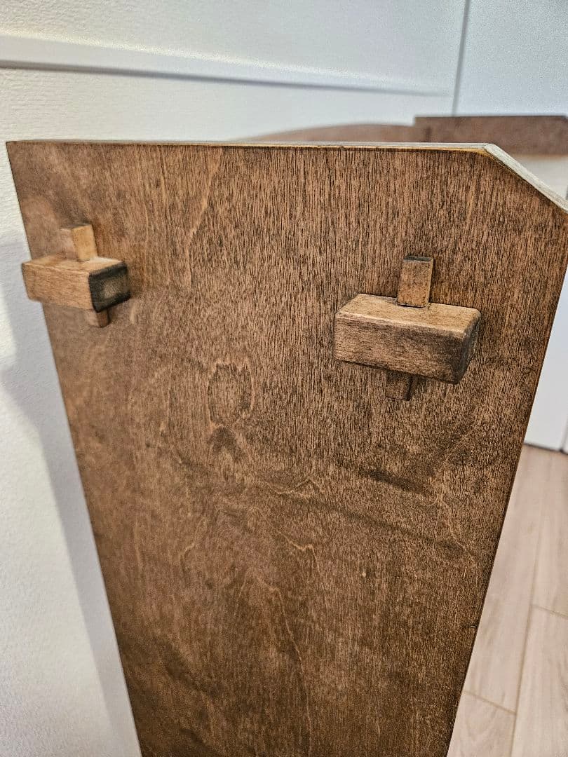 美品　あたらしくて懐かしい。くさび棚風オープンラック