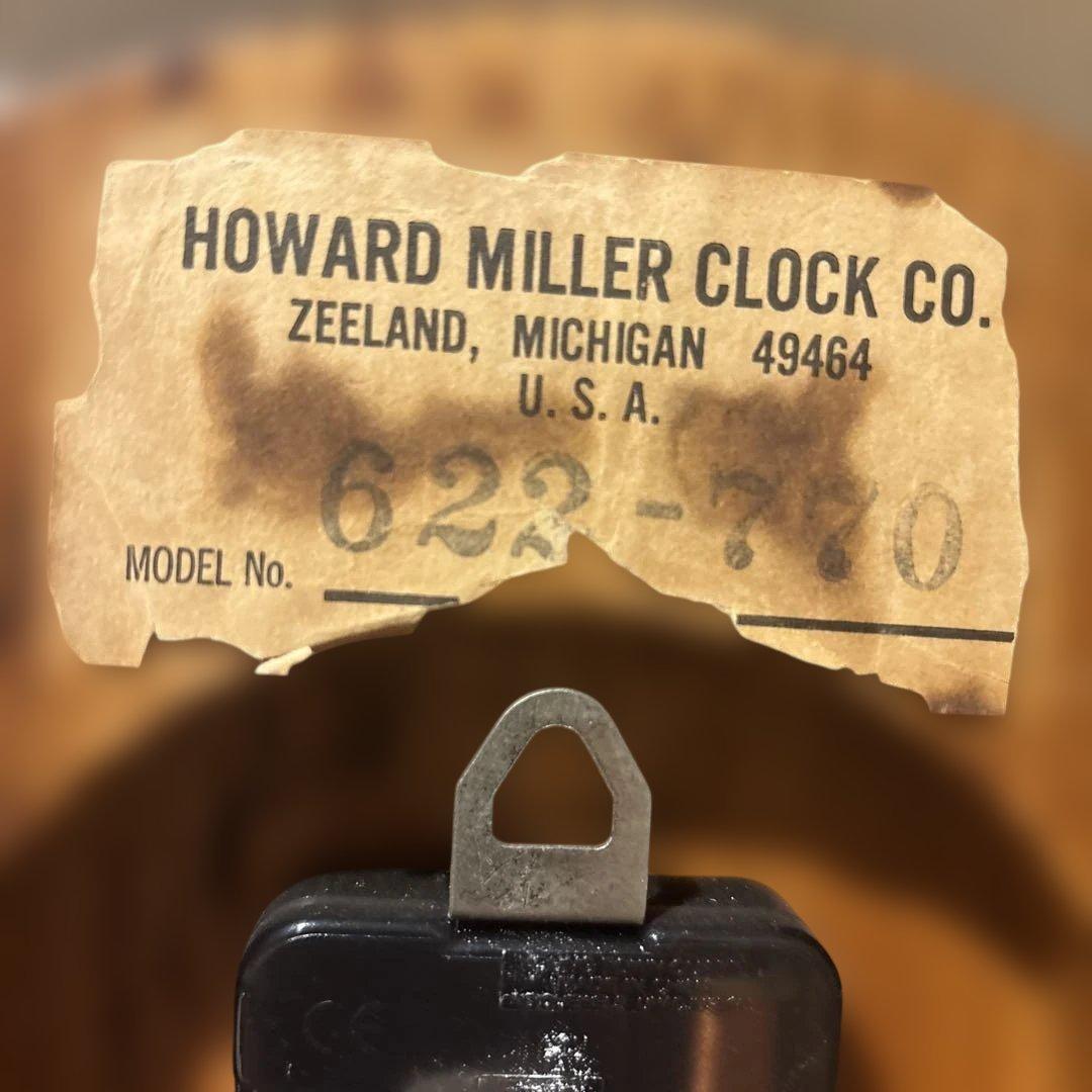 ハワードミラー　時計　ネルソン　イームズ　ミッドセンチュリー