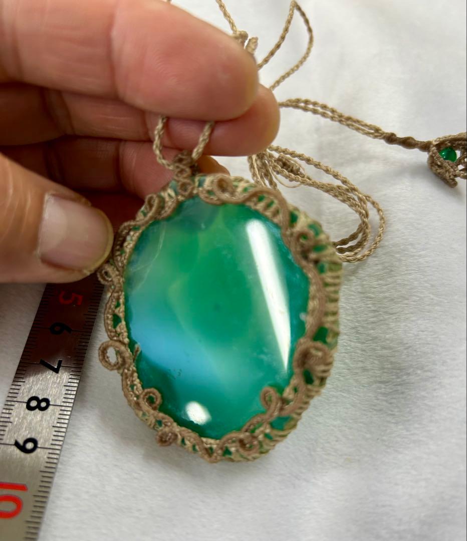 グリーン瑪瑙超美品