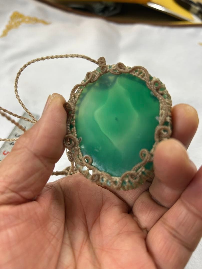 グリーン瑪瑙超美品