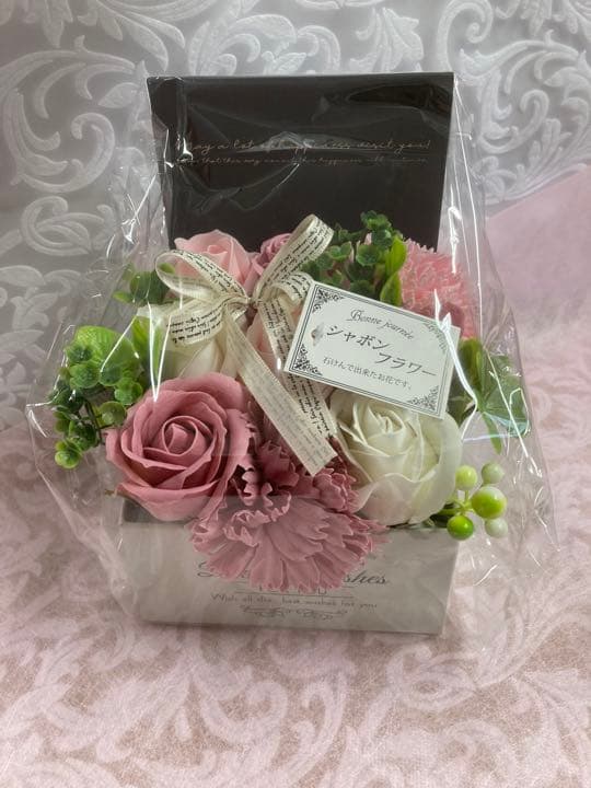 シャボンフラワー　《ピンク》