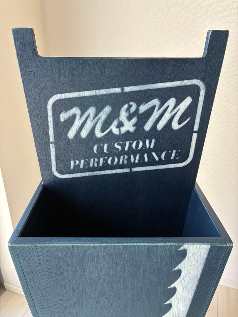 M&M ウッド傘立て ネイビーL エムアンドエム mandm ☆