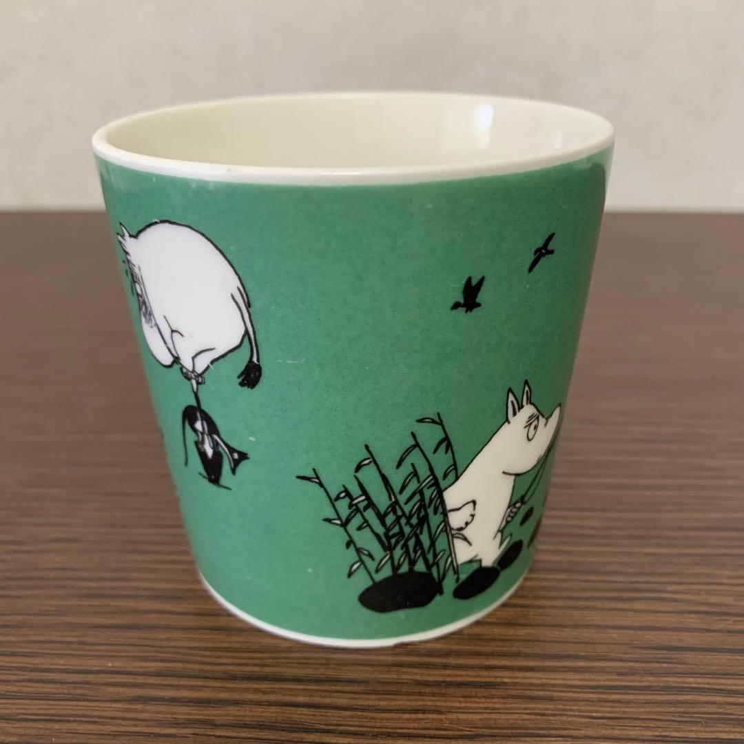 MINTON様専用】ヴィンテージ ムーミンマグカップ 『ダークグリーン