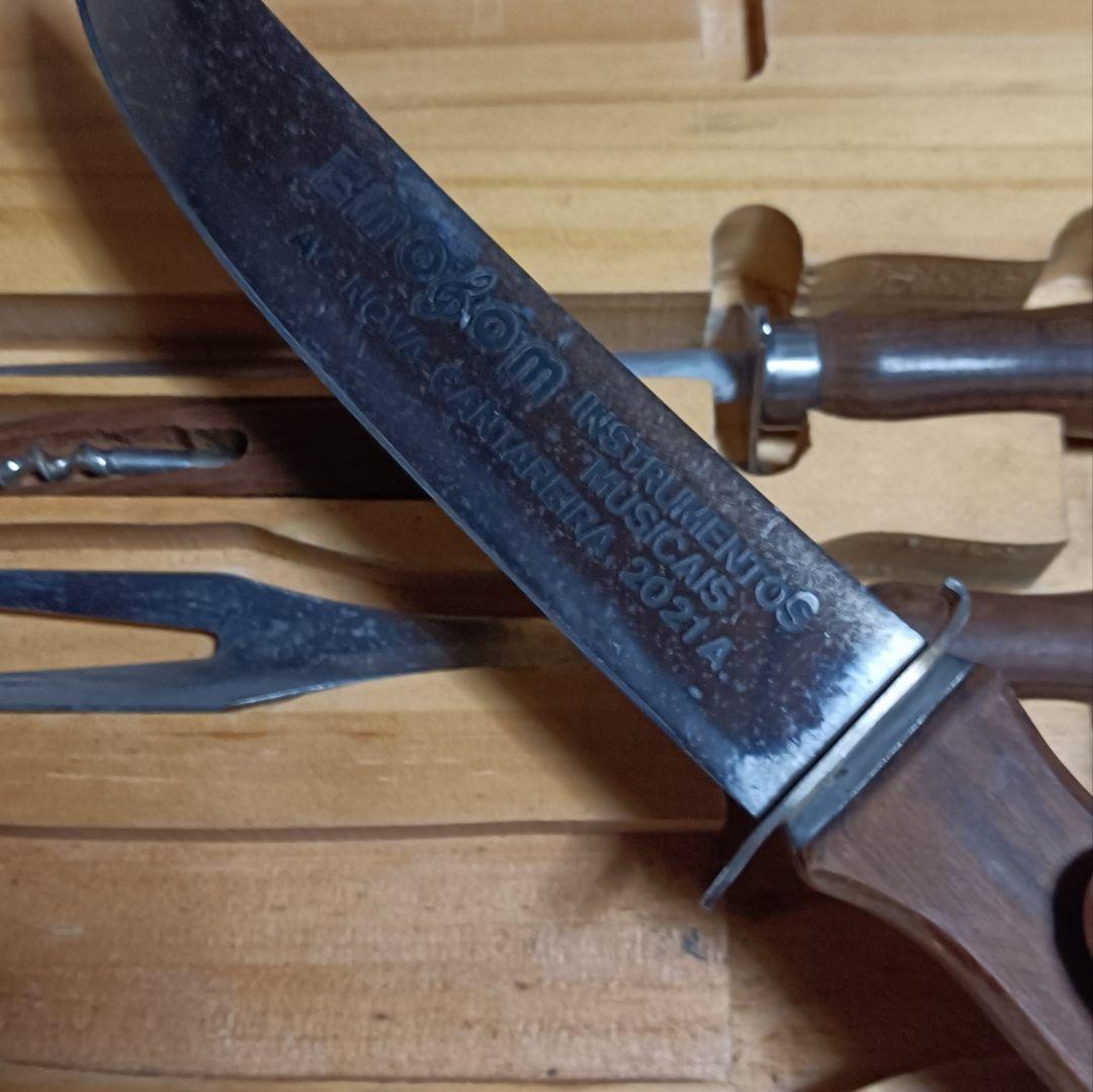 カービングナイフ？ セット 木製ケース付き