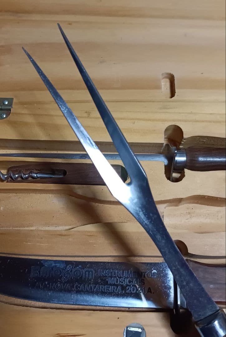 カービングナイフ？ セット 木製ケース付き