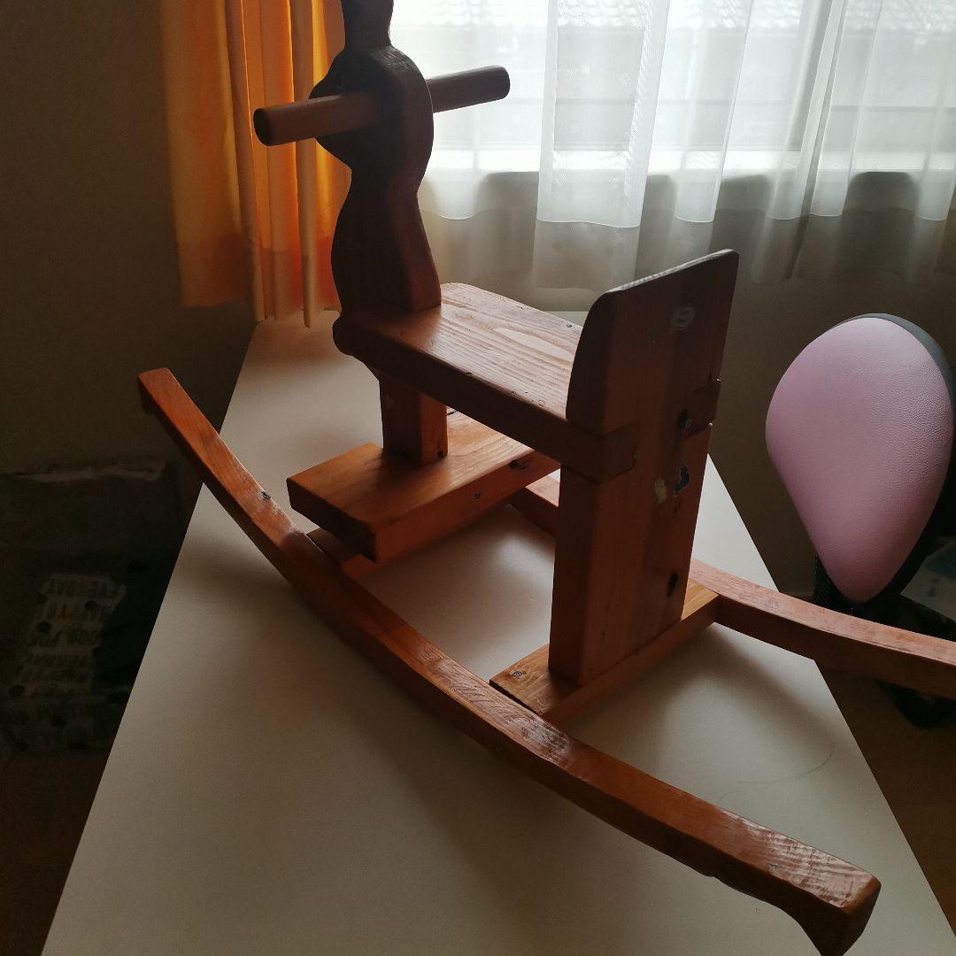 木製 ロッキングホース 子供用おもちゃ　ハンドメイド　世界に1つ！