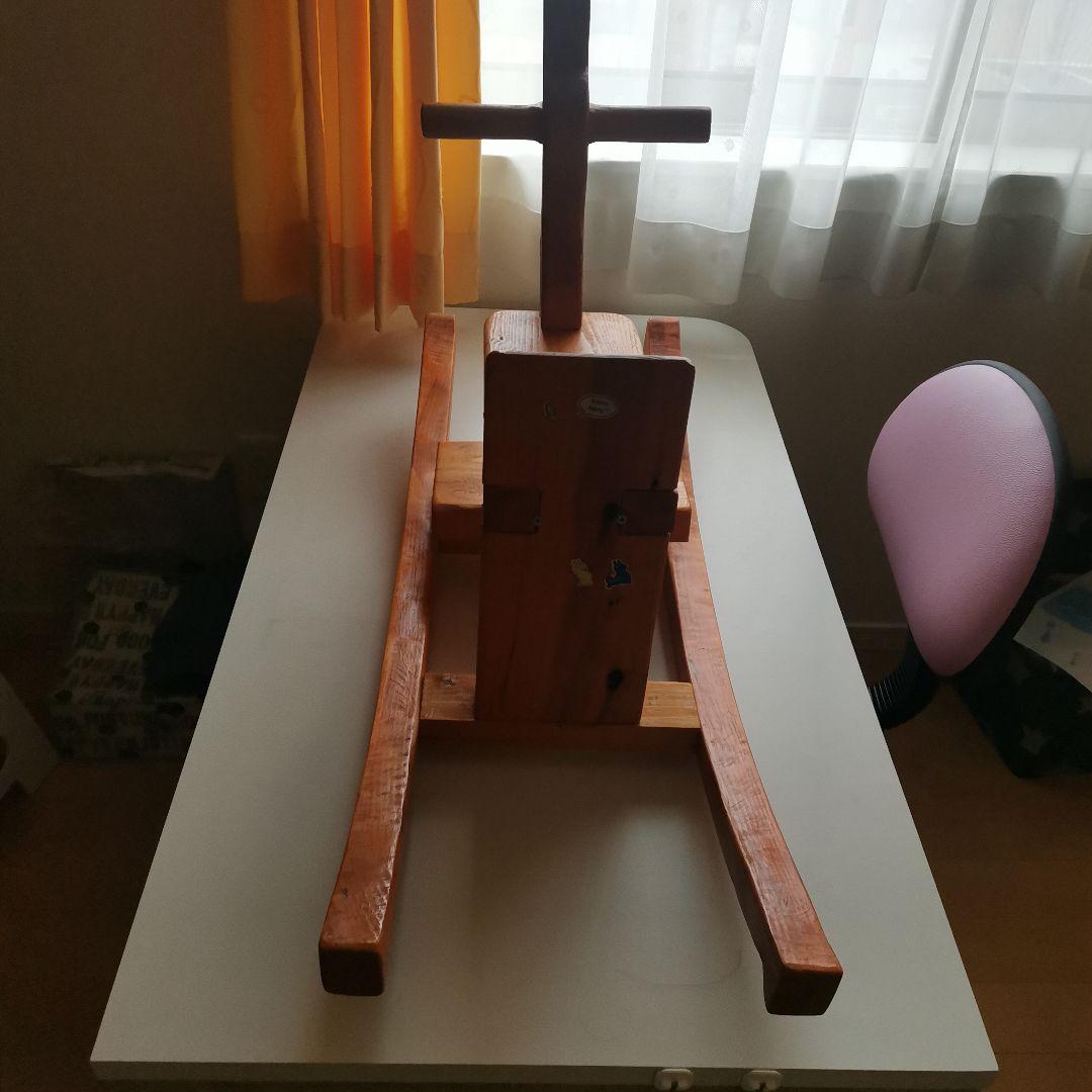 木製 ロッキングホース 子供用おもちゃ　ハンドメイド　世界に1つ！