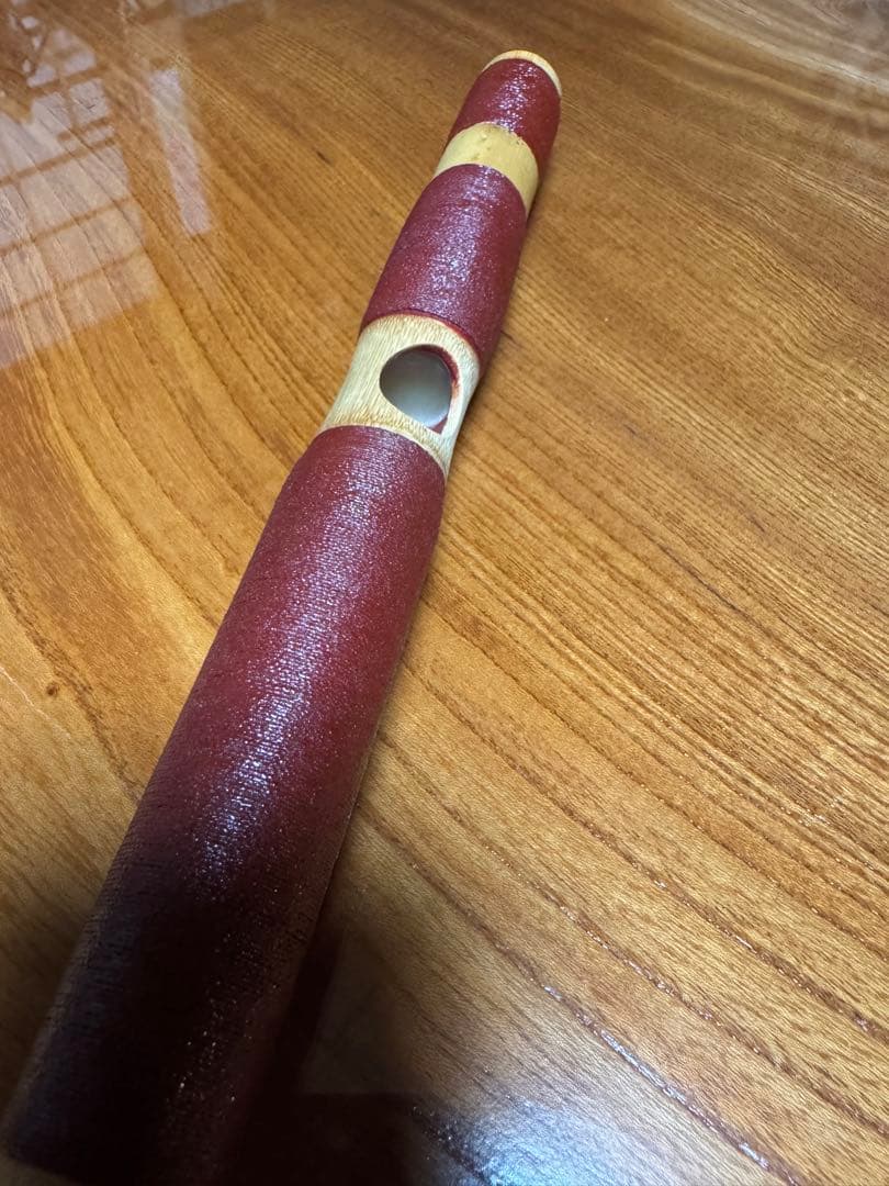 龍笛 白竹 竹製 糸巻き 雅楽 和楽器