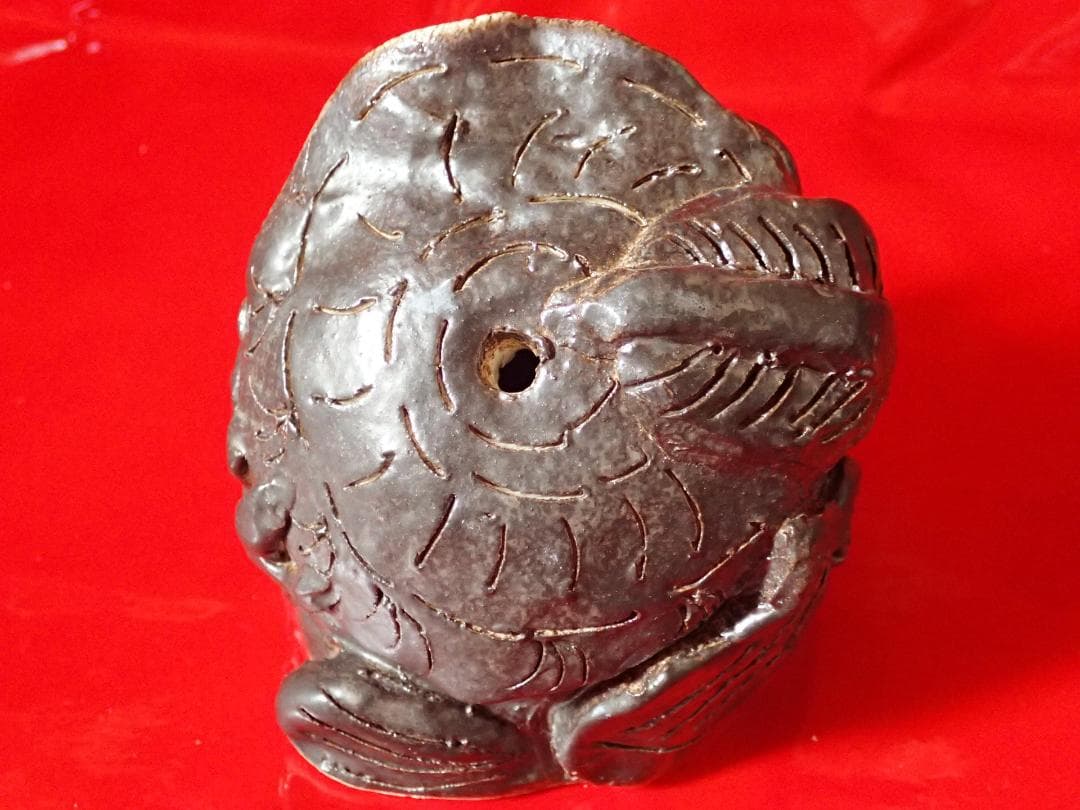 希少 置物 ハンドメイド 七福狸 陶芸 オリジナル 恋愛