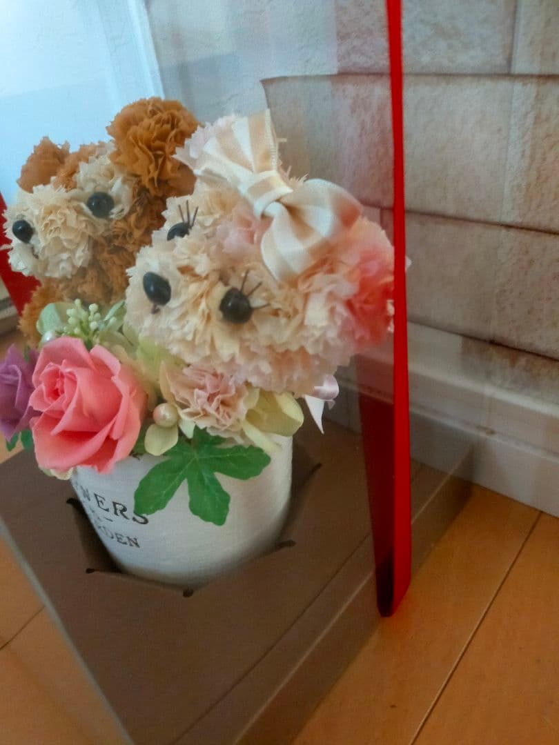 ディズニー★ダッフィー★シェリーメイ★置物★造花★