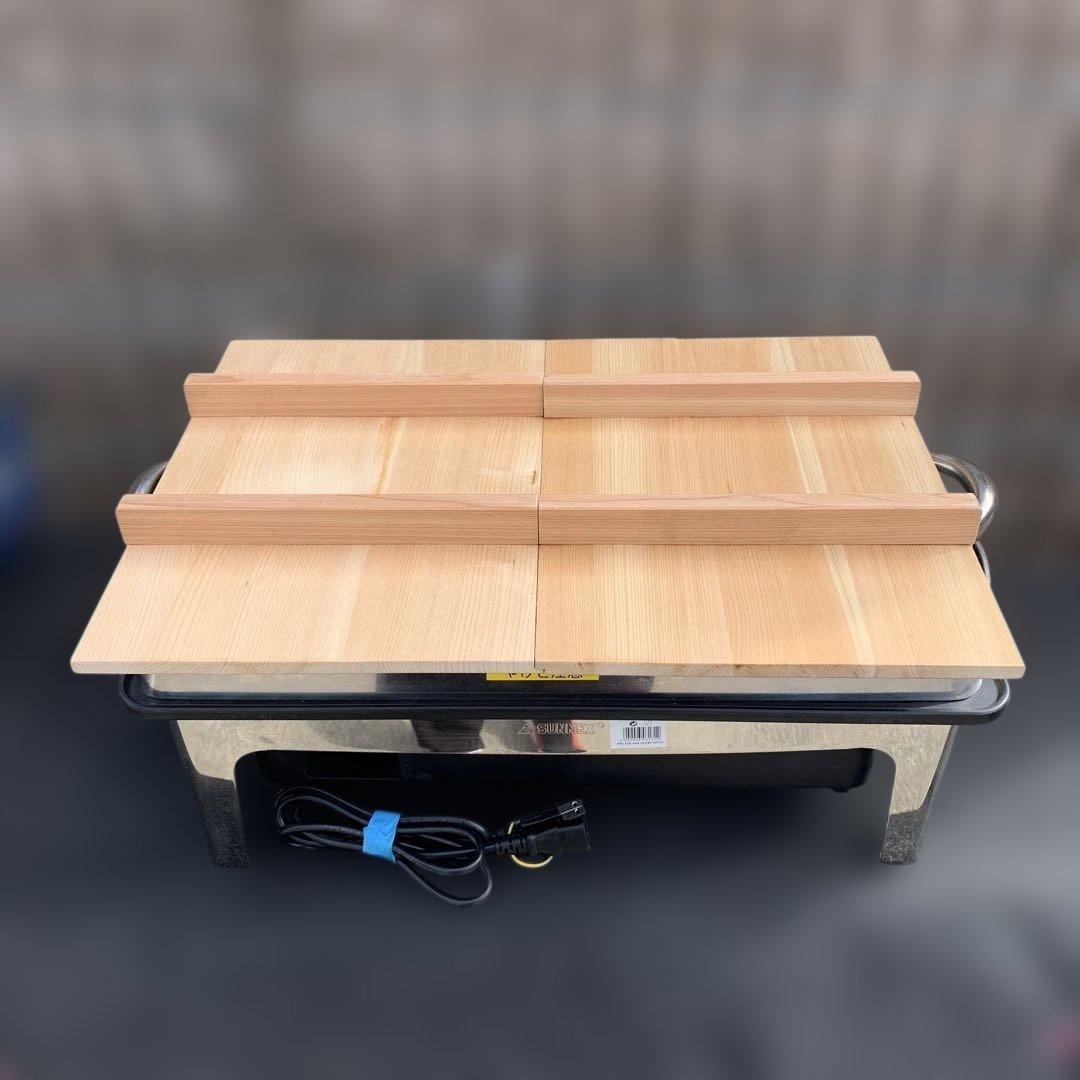 SUNNEX 保温器　おでん　料理　電気式チェ―ファー　角型 ウォーマー