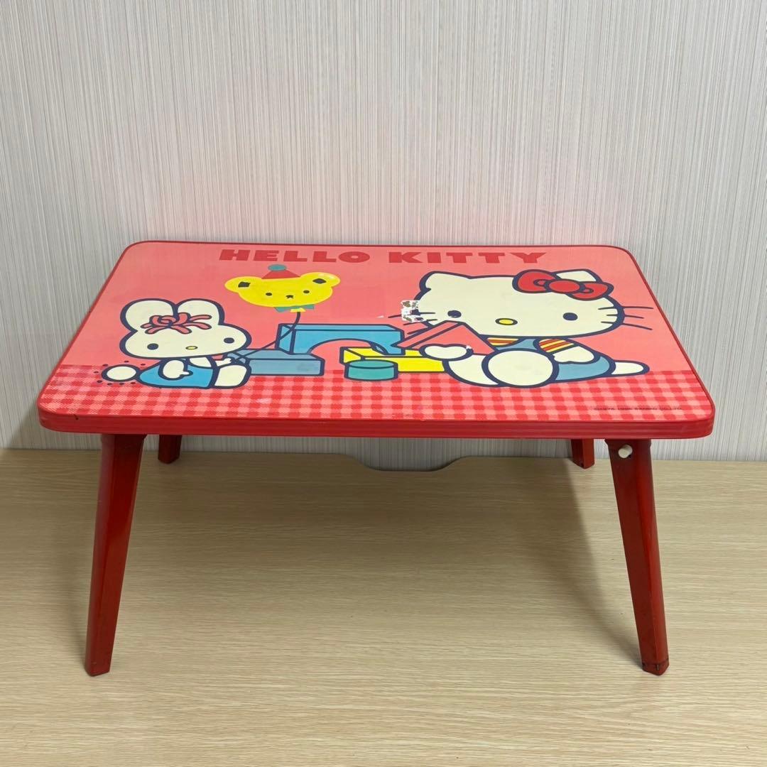 ☆昭和レトロ ハローキティ hello kitty 折りたたみテーブル サンリオ