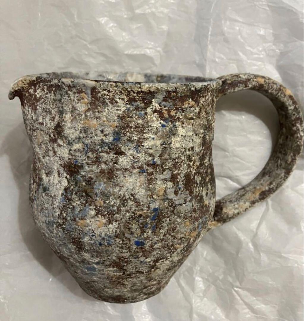 故金あかり　大片口　花瓶　レア　入手困難