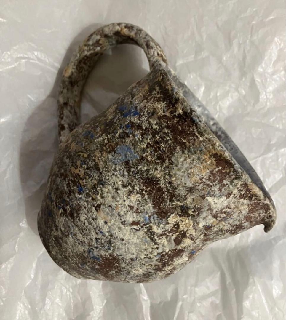 故金あかり　大片口　花瓶　レア　入手困難