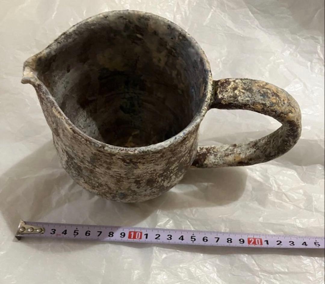 故金あかり　大片口　花瓶　レア　入手困難