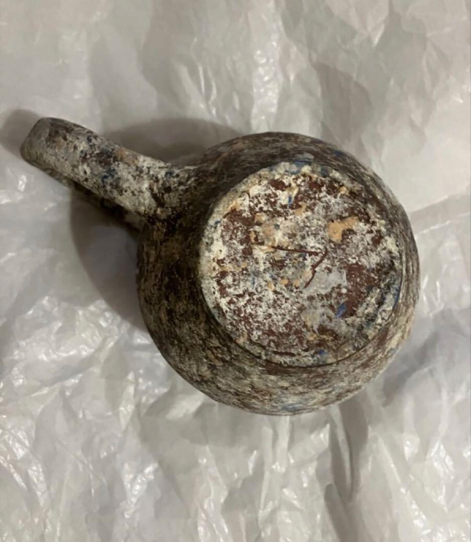 故金あかり　大片口　花瓶　レア　入手困難