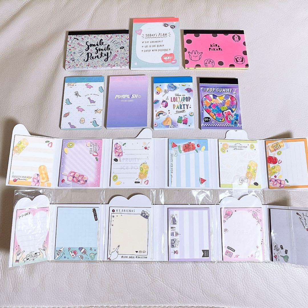 可愛いメモ帳まとめ売り 韓国系 オルちゃん パタパタメモ - メルカリ
