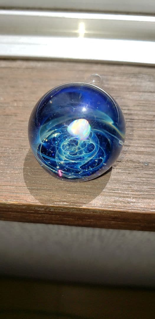 宇宙モチーフガラスネックレス