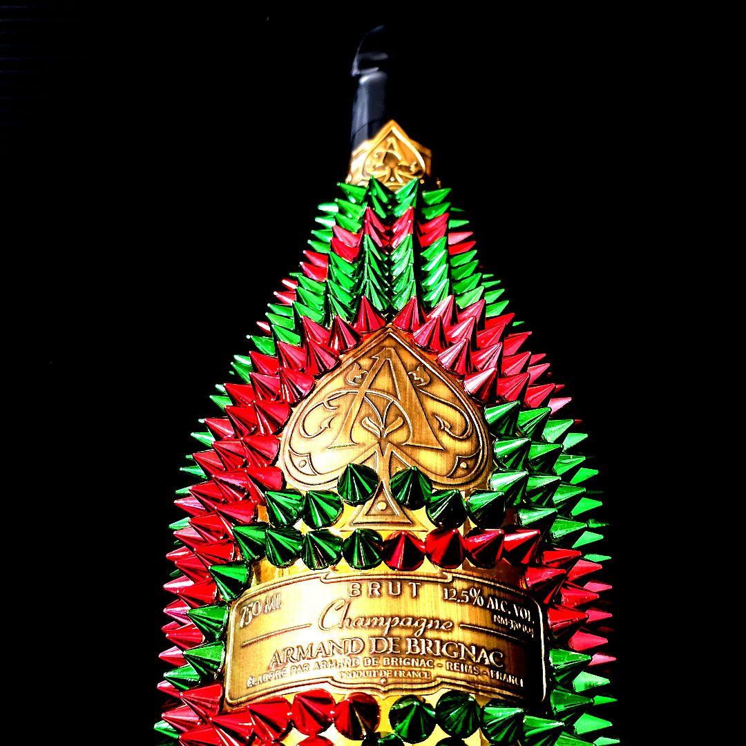 【24時間以内発送】アルマンド ゴールド グリーンレッド ストライプ